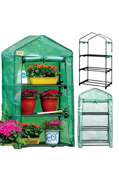Kraft&dele MINI SERA DE GRĂDINĂ TIP TUNEL PENTRU BALCON, CU SISTEM DE RĂSĂNIRE