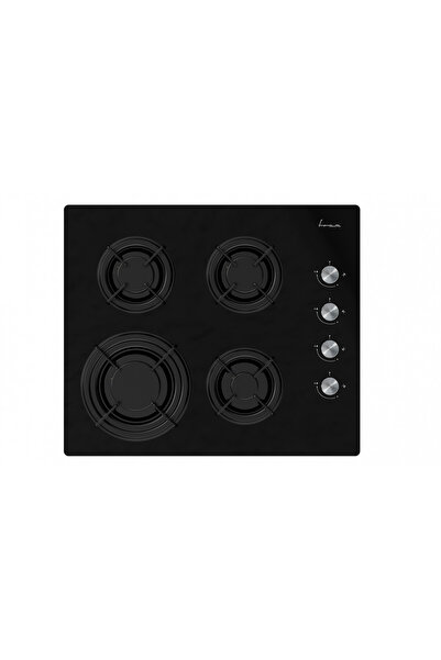 FRAM Plită pe gaz încorporabilă FBH-M4IRF-GBK, 4 arzătoare, sticlă neagră, 60 cm