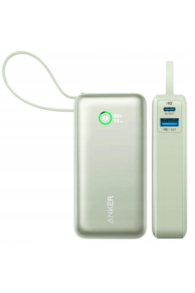 Anker Stuy Powerbank Anker 545 Nano (A1259G61) 10000mAh 30W USB-A / USB-C Verde