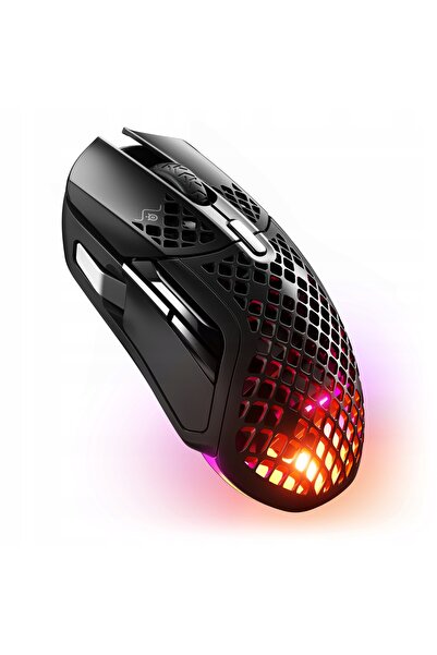 Kraft&dele Mysz SteelSeries Aerox 5 Wireless USB RGB Gaming Negru