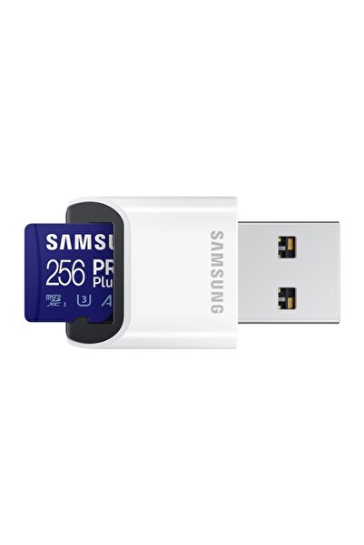 Kraft&dele Card de memorie Samsung PRO Plus microSDXC 256GB V30 A2 180 MB/s +...