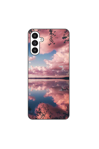 OEM Husa compatibila cu Samsung Galaxy A13 5G Silicon Gel Tpu Model Pink Clouds
