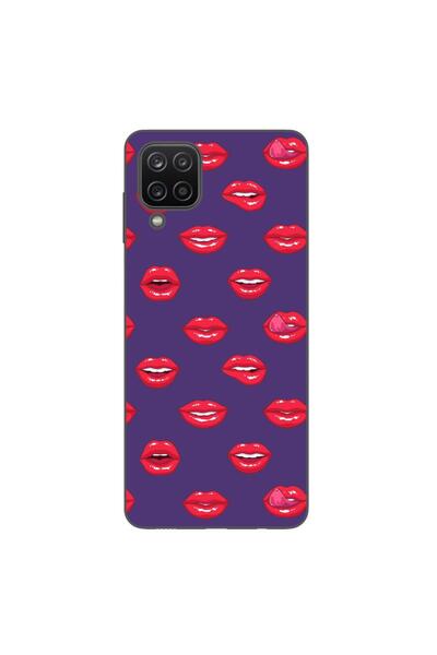 OEM Husa compatibila cu Samsung Galaxy A22 4G Silicon Gel Tpu Model Buze Pattern