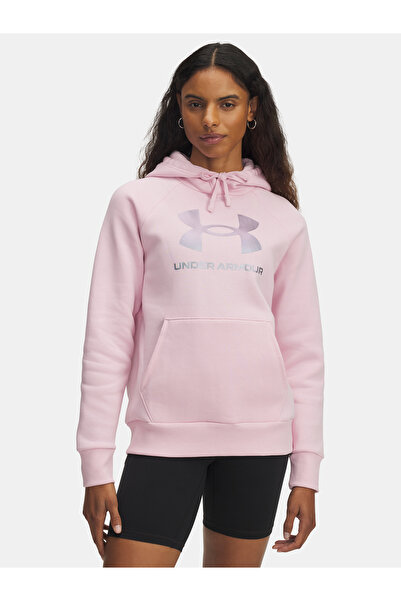 Under Armour Hanorac de damă UA Rival Flc Shimmer Hdy-PNK