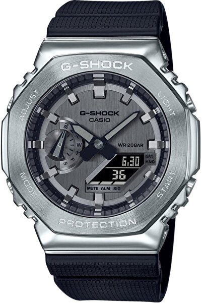 G-SHOCK Ceas bărbătesc GM-2100-1AER — negru, sportiv, rezistent la șocuri.