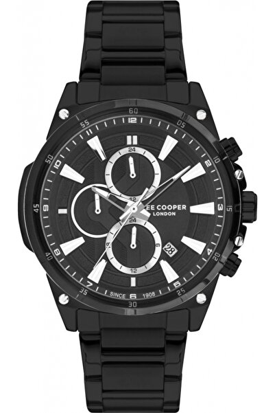 Lee Cooper Ceas bărbătesc LC07490.650, ceas negru elegant pentru un cadou.