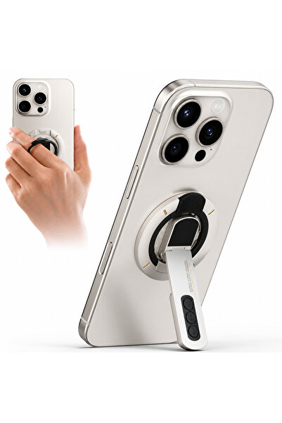 O Ozone 3-in-1 Magnetic Phone Ring Holder, 360° Rotating Grip Stand, Foldable...