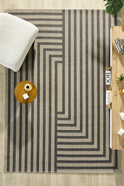 Nancy Modern Sisal Jute Dustproof Balcony Garden Kitchen Rug