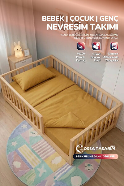 yasetex tasarım 100% Cotton Poplin Children's Youth Duvet Cover Set 3 Piece D...