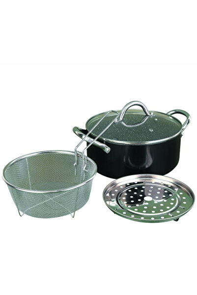 Swan Friteuza Multifunctionala Rotunda Swan, Granit, 4.5 L, 24 cm