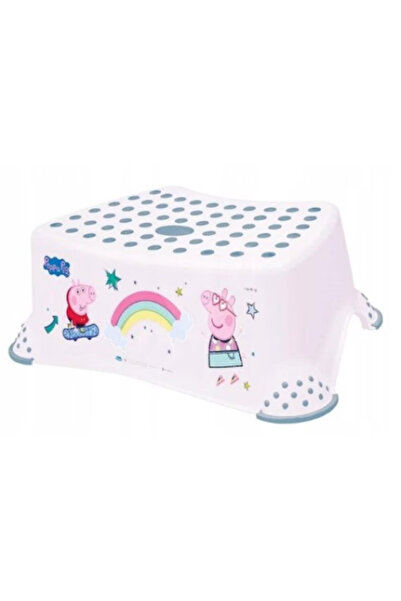 Keeeper Scaunel pentru copii Peppa Pig, antiderapant, gri/alb