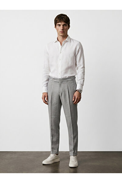 BASEL.CO Premium Linen Old Money Trousers