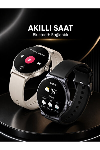 Genel Markalar Akıllı Saat Sesli Görüşme Bluetooth Bağlantılı 3 Kordonlu