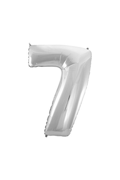 Godan Balon folie „Number 7", argintiu, 92 cm