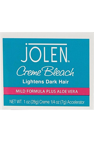 jOLEN Creme Bleach with Aloe Vera 28g | Mild Hair Lightening Formula | Helps Lighten Dark Facial & Body Hair | With Aloe Vera for a Soothing Feel | Easy-to-Use Cream for a Natural-Looking Appearance