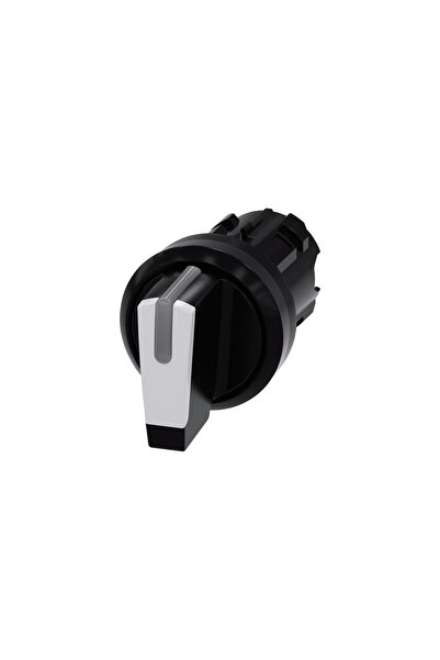 Siemens Comutator cu 3 poziții 22mm negru/alb fără auto-revenire I-O-II cutie...
