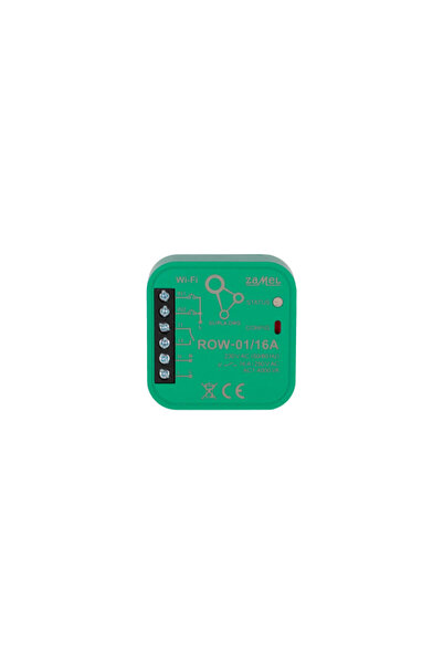 ZAMEL Receptor Wi-Fi în cutie, 1 canal bidirecțional, 16A TIP: ROW-01/16A SPL...