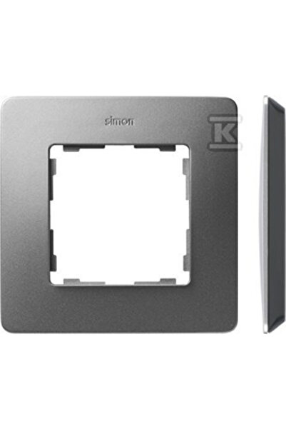 Kontakt-Simon Simon Detail 82 Detaliu cu un singur cadru original - Aluminiu/...