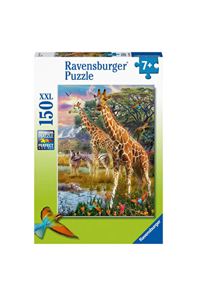 Generic Brand Puzzle cu girafe în Africa XXL 150 piese