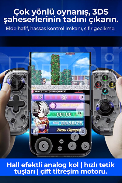 beboncool D6 Mini Mobil Oyun Kolu Gamepad