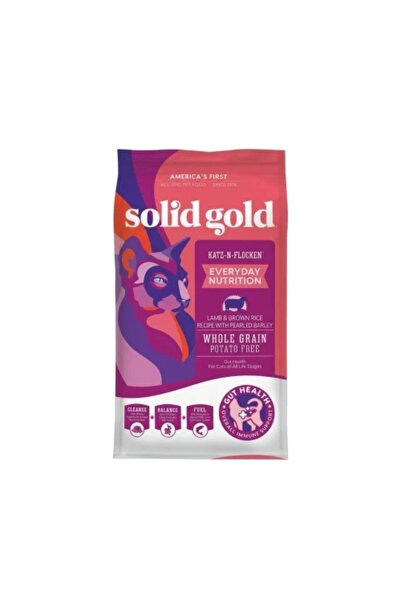 SOLİD GOLD Dry Food for Cats Solid Gold Cats in Flunken with Lamb and Brown R...