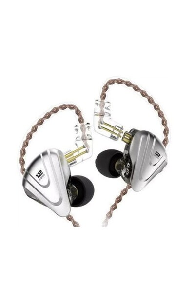 KZ Casti ZSX Terminator Metal, 12 unități hibride 5BA și 1DD, Bas HIFI cu anu...