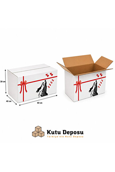 40x60x30 cm Dayanıklı Çeyiz Taşıma Kolisi (10 ADET)