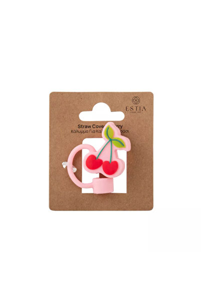 Estia Home Art Κάλυμμα για το καλαμάκι Estia cherry