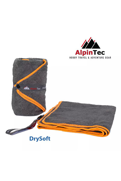 AlpinTec Πετσέτα Γυμναστηρίου/Παραλίας DrySoft (75Χ150) 121 - Πορτοκαλί