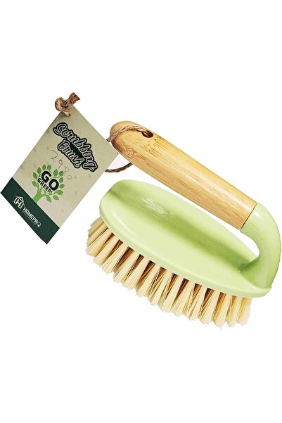 HOMEPRO Home Pro Go Green Bamboo Scrubbing Brush, Wooden