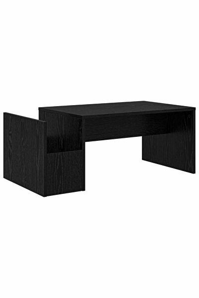 vidaxl Masă de cafea Stejar Negru 90 x 45 x 35 cm Lemn compozit