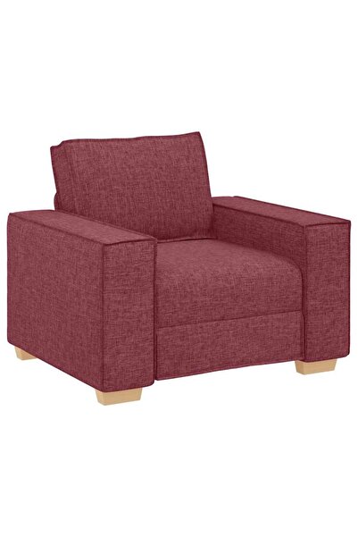 vidaxl Fotoliu canapea roșu vin, 100x78x84 cm, material textil