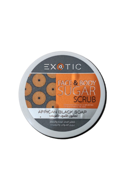 Exotic Sugar Scrub African Black Soap - 300 ml