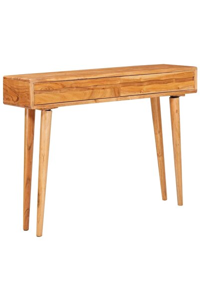 vidaxl Masă de consolă Maro 110 x 30 x 80 cm Lemn Solid de Acacia