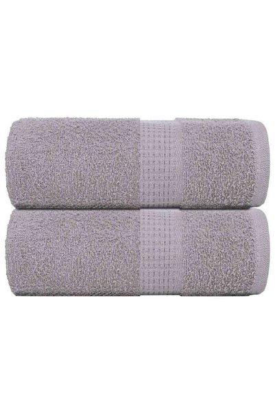 vidaxl Prosoape de baie, FROGN, 2 buc., gri, 30 x 30 cm, 360 g/m²