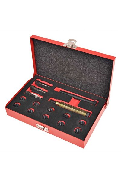 vidaxl Set de reparație filet bujie 15 piese M 10 x 1.0 mm