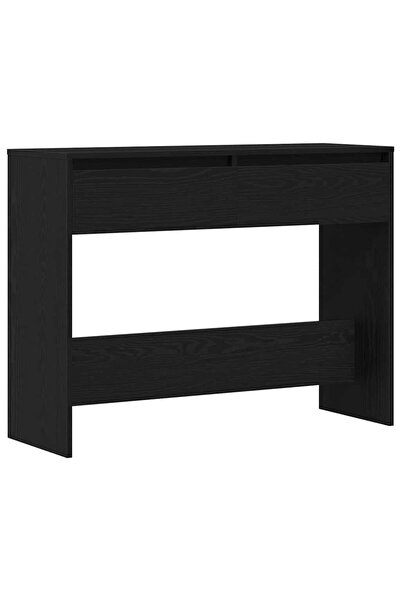 vidaxl Masă de consolă Stejar Negru 100 x 35 x 76,5 cm Lemn compozit