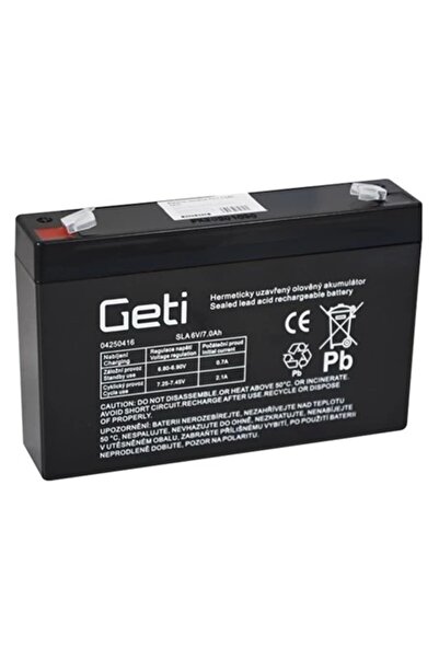 Geti Μπαταρία μολύβδου-οξέος 6V 7.0Ah