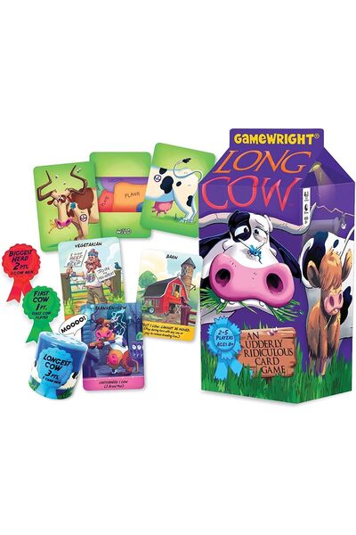 Ceaco Gamewright Long Cow - an Udderly Ridiculous Card Game for 8 + Years Mul...
