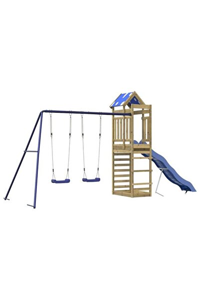 vidaxl Set de joacă pentru exterior, lemn de pin impregnat