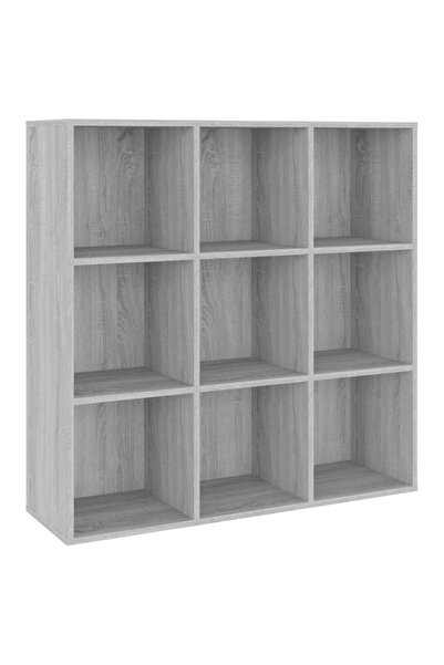 vidaxl Bibliotecă, gri sonoma, 98x29x97,5 cm