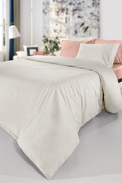 Guy Laroche Σεντόνι Color Plus Ivory με Λάστιχο 120x200+32 100% Cotton Percale