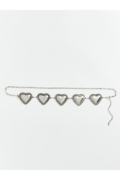 LC Waikiki Women's Chain Belt with Heart Figure for Style Enthusiasts from Uz...