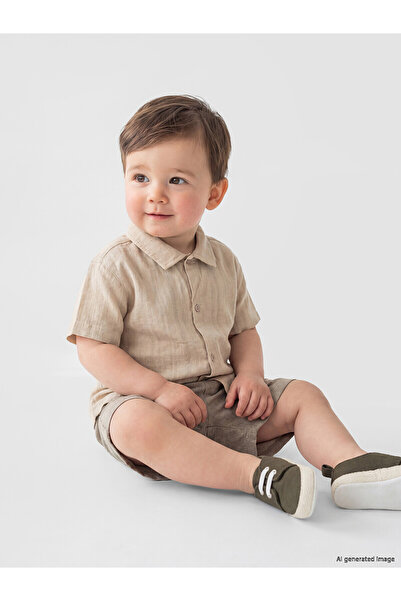 LC Waikiki Trendlucky with Difference Baby Boy Shirt and Shorts Set