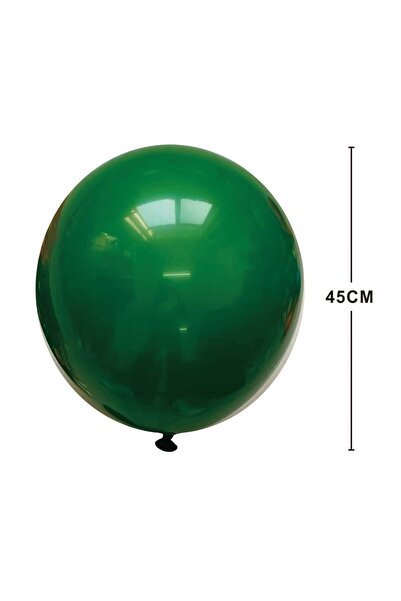 Mirific Party Set de 10 baloane jumbo din latex, verde închis, 45 cm