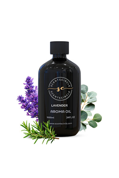 Scentscircle Lavender Diffuser Oil 1000ml | Eucalyptus Lavender Thyme Fragrance