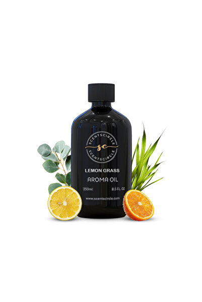 Scentscircle Lemongrass Diffuser Oil 250ml|Fresh Citrus Bergamot Long Lasting...