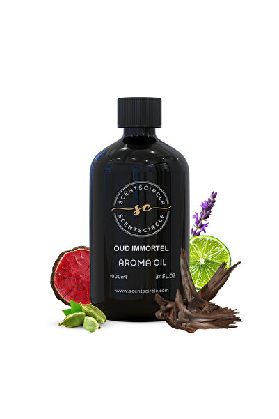 Scentscircle Oud Immortel Diffuser Oil 1000ml|Limoncello Oud Patchouli Tobacc...
