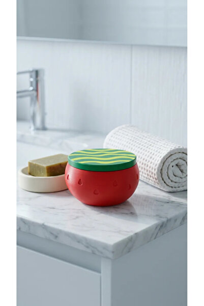 Nuvia Fruit Patterned Decorative Storage Box -Strawberry-
