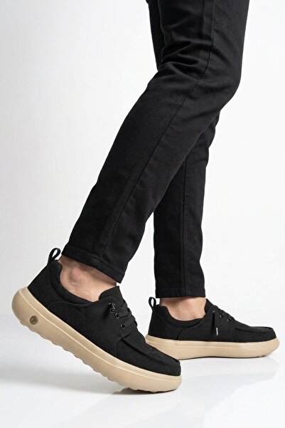 GAMELU Black Memory Sole Lightweight Men's Casual Shoes Wood m